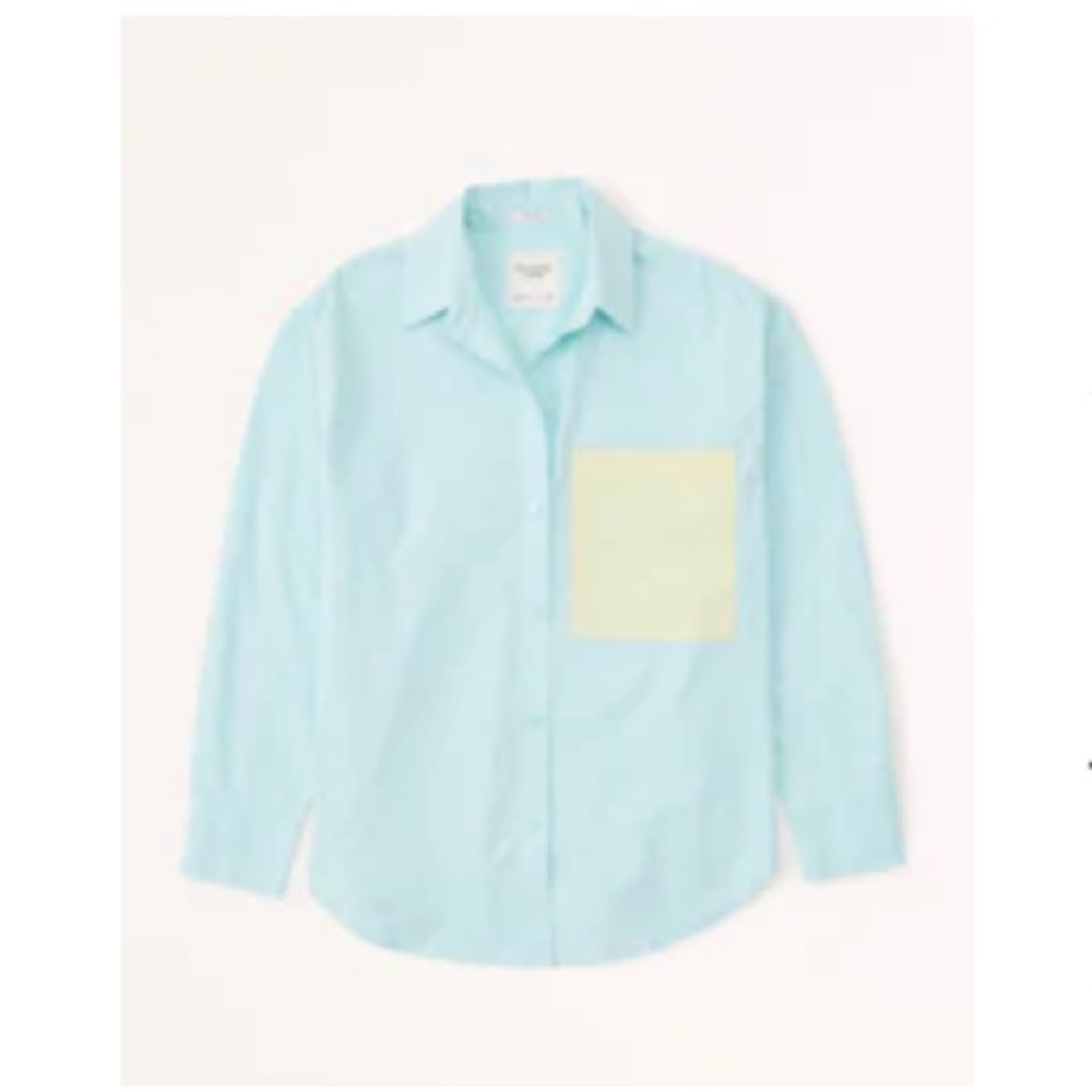 A&F Oversized Button-Up Shirt